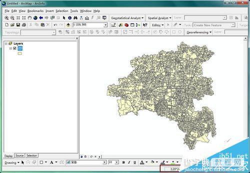 ArcMap地图的显示方式由米改成经纬度的详细教程7