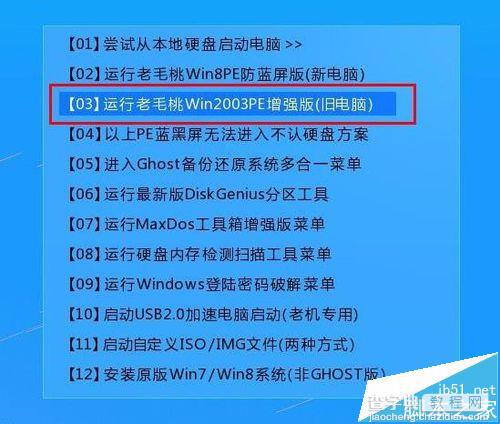 老毛桃aida64环境监测工具查看电脑配置参数方法1