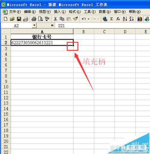 Excel表格中怎么批量递增填充银行卡号?8