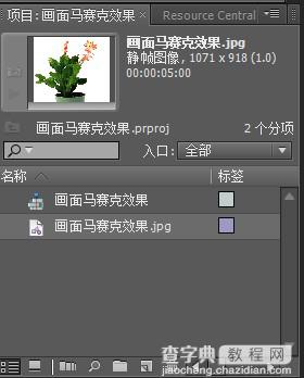 Premiere制作画面静态马赛克效果4