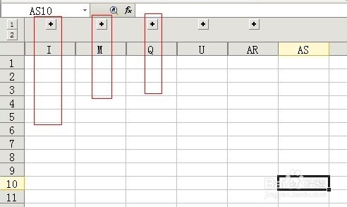 excel中列数太多又不能删除怎么办?8