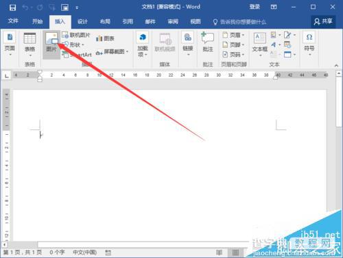 Word2016文档中的图片怎么输入文字?9