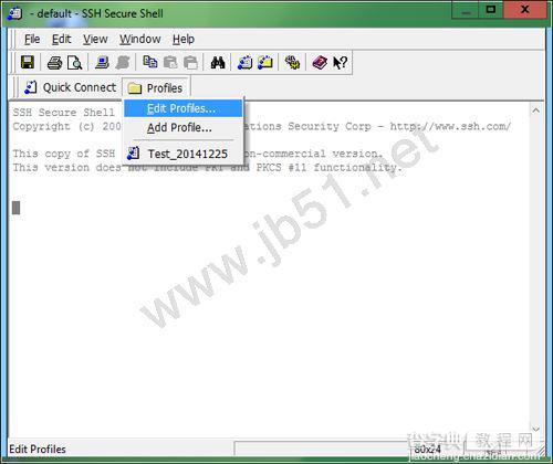 ssh secure shell client软件图文使用教程4