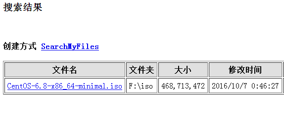 SearchMyFiles使用教程之搜索指定大小制定目录制定属性的文件并生成html报告5