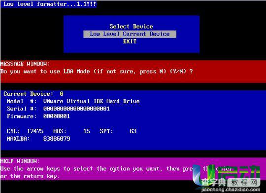 u启动LFORMAT低级格式化硬盘工具使用图文详细教程(英文版)5