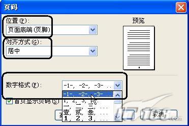 在WPS 2007中插入漂亮的页码样式2