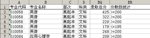 wps 数据透视表+内置函数按分数段统计3