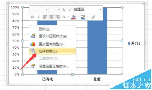 Excel表格数据怎么制作百分比堆积图?6