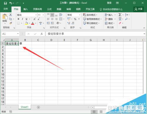 Excel2016表格中的文字怎么设置自动换行?9