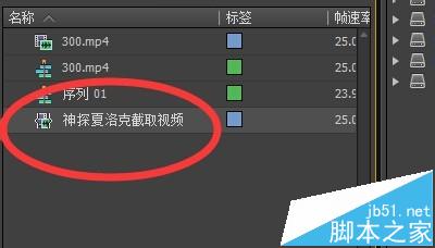 Premiere cs6 怎么制作子素材? PR截取部分视频编辑的方法4