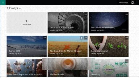 Win10版简报应用Office Sway上架应用商店 暂时不能使用2