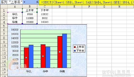 不让Excel图表随源数据改变而改变3