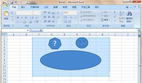 在Excel中选中插入形状的两种方法5