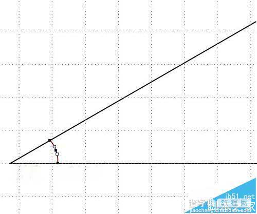 ppt2007中怎么绘制具有一定角度的角?11