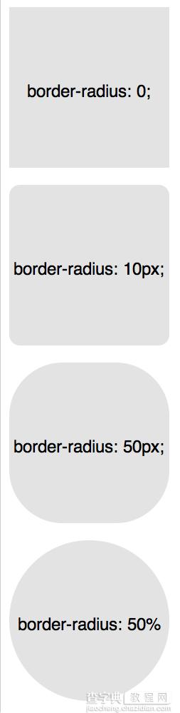 CSS3中border-radius属性设定圆角的使用技巧1