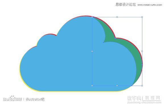 用Illustrator绘制漂亮质感的立体玻璃云朵教程6