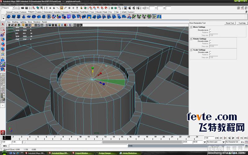 MAYA车轮建模教程：MAYA制作真实的车轮建模31