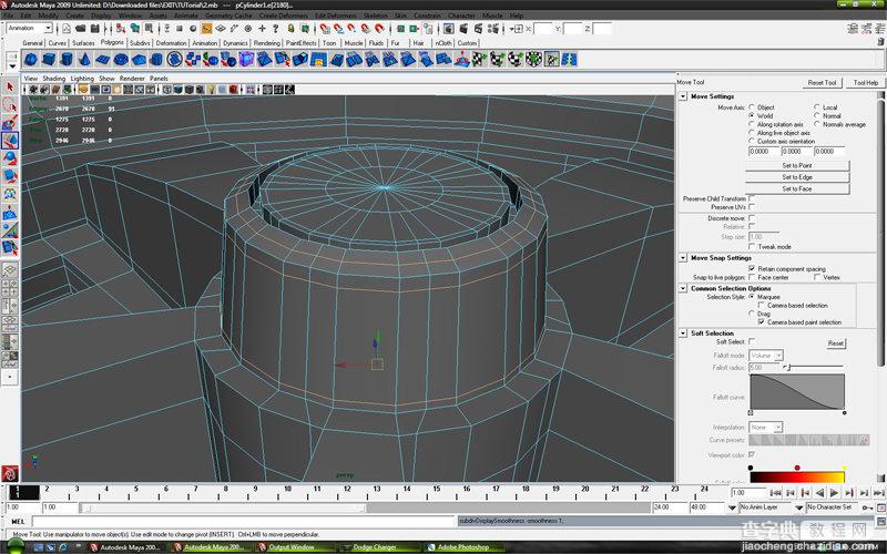 MAYA车轮建模教程：MAYA制作真实的车轮建模36