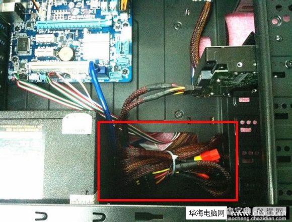 DIY电脑装机教程 主机走背线方法图文教程23