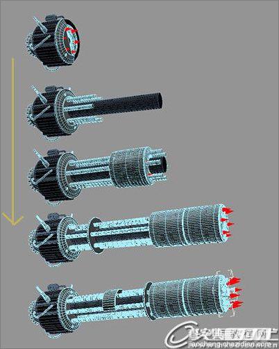 3dmax教程:变形金刚手机模型制作过程38