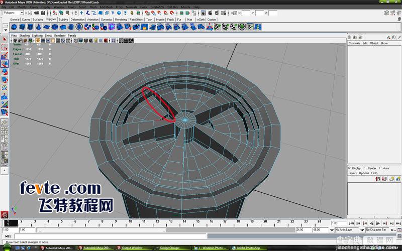 MAYA车轮建模教程：MAYA制作真实的车轮建模20