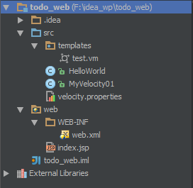 JAVA velocity模板引擎使用实例1