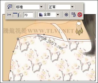 CorelDRAW(CDR)设计绘制美女诉衷情工笔画实例教程30