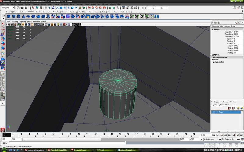 MAYA车轮建模教程：MAYA制作真实的车轮建模41