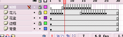 Flash教程:花吃蝴蝶的动画演示42