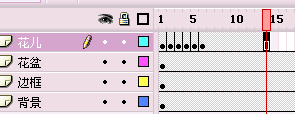 Flash教程:花吃蝴蝶的动画演示16