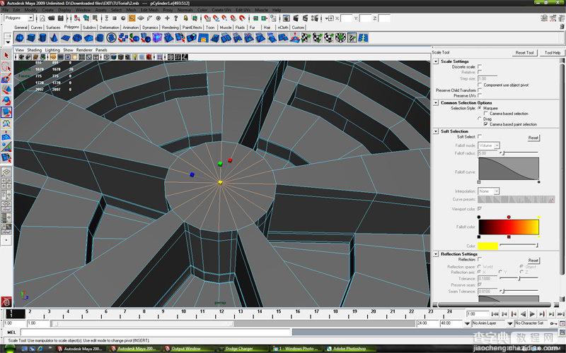 MAYA车轮建模教程：MAYA制作真实的车轮建模27