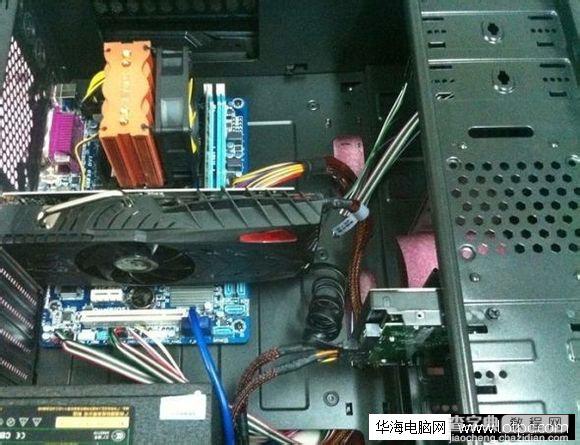 DIY电脑装机教程 主机走背线方法图文教程33