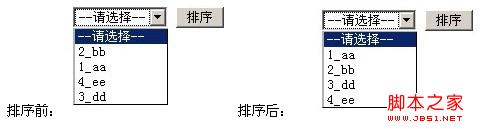 DropDownList根据下拉项的Text文本序号排序1
