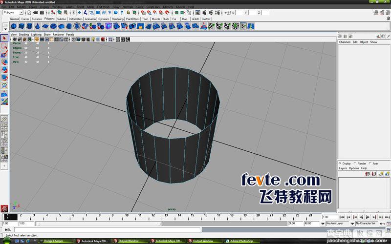 MAYA车轮建模教程：MAYA制作真实的车轮建模3