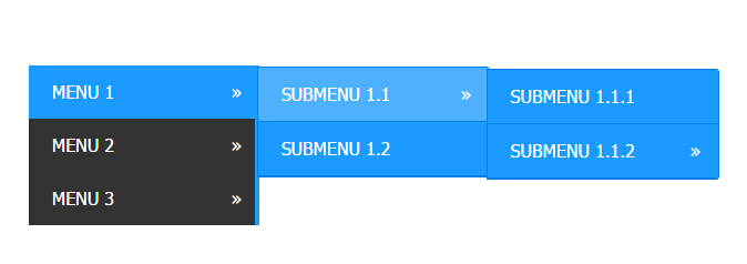 一款纯css3实现的竖形二级导航的实例教程1