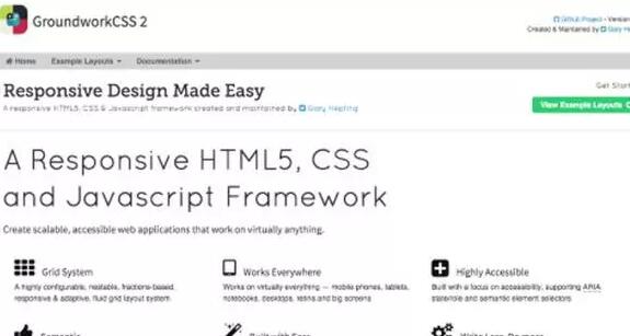 推荐10个HTML5响应式框架1