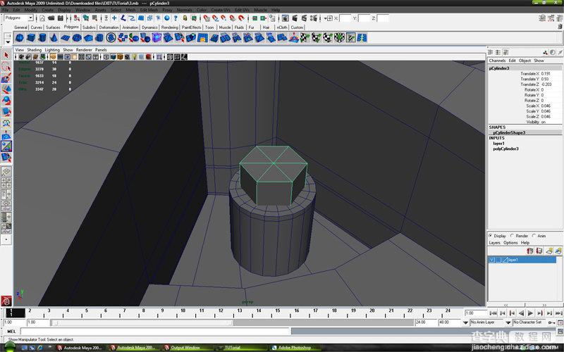 MAYA车轮建模教程：MAYA制作真实的车轮建模42