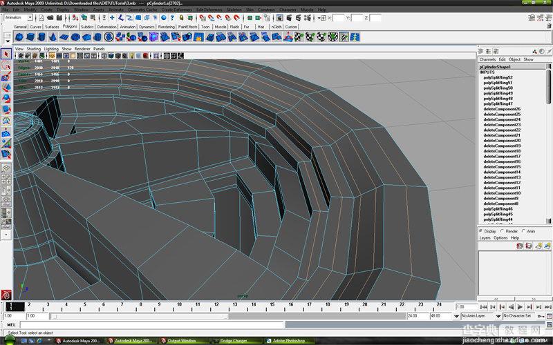 MAYA车轮建模教程：MAYA制作真实的车轮建模38