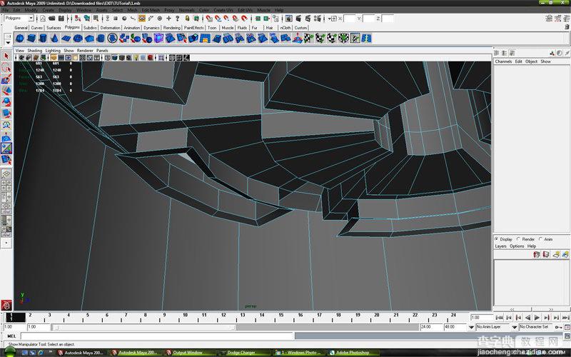 MAYA车轮建模教程：MAYA制作真实的车轮建模25