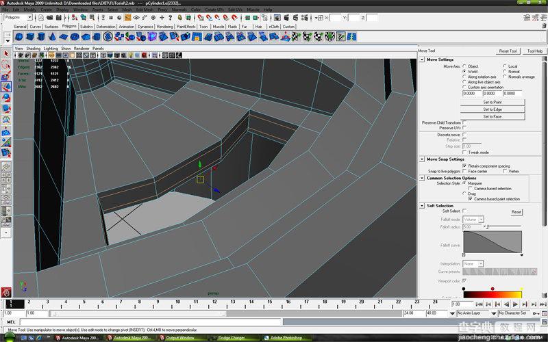 MAYA车轮建模教程：MAYA制作真实的车轮建模35