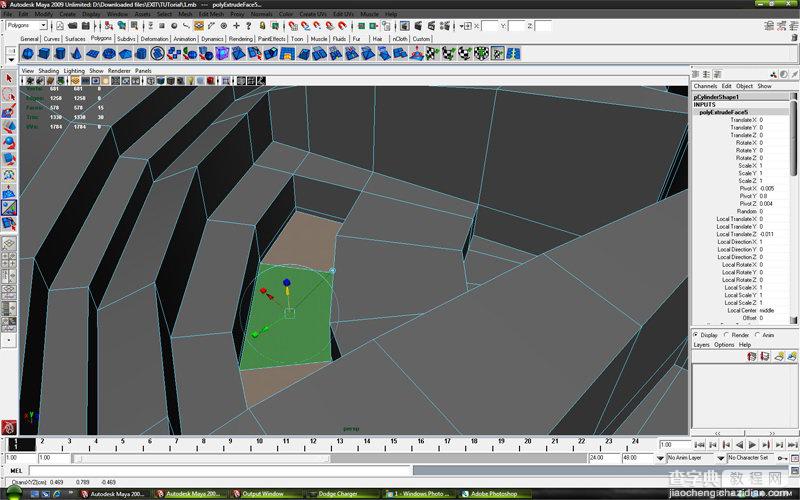 MAYA车轮建模教程：MAYA制作真实的车轮建模23