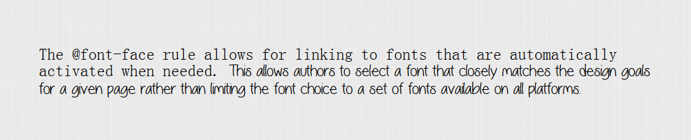 使用CSS3的font-face字体嵌入样式的方法讲解1