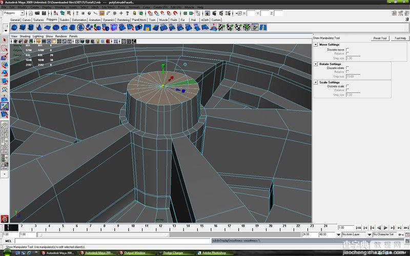 MAYA车轮建模教程：MAYA制作真实的车轮建模29