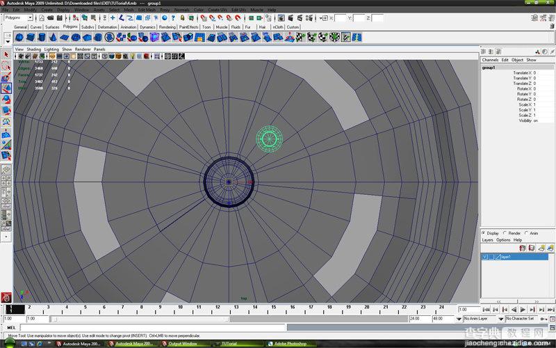 MAYA车轮建模教程：MAYA制作真实的车轮建模50