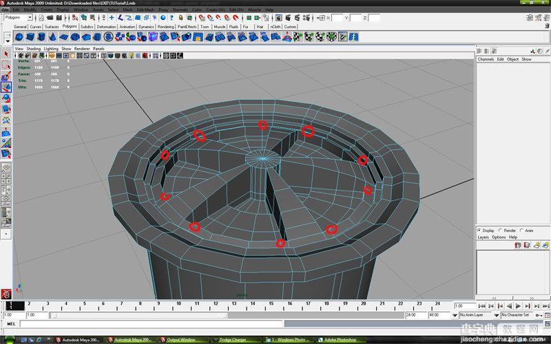 MAYA车轮建模教程：MAYA制作真实的车轮建模19