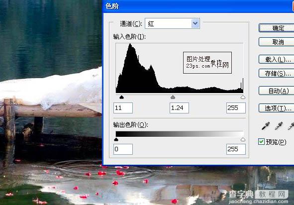 photoshop利用色阶选项快速调出梦幻的紫色婚片4