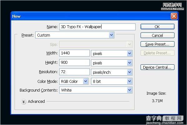 Photoshop字体效果教程发光的3D文字2