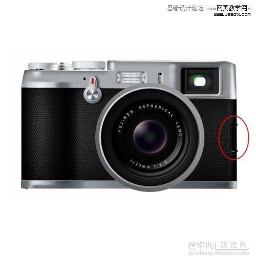 Photoshop创建富士X100相机图标的制作教程74