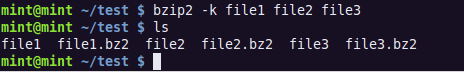 在Linux系统中使用Bzip2/Bunzip2处理压缩文件的教程2