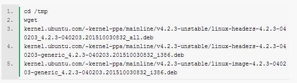 Ubuntu用户升级到Kernel 4.2.3内核的详细教程2